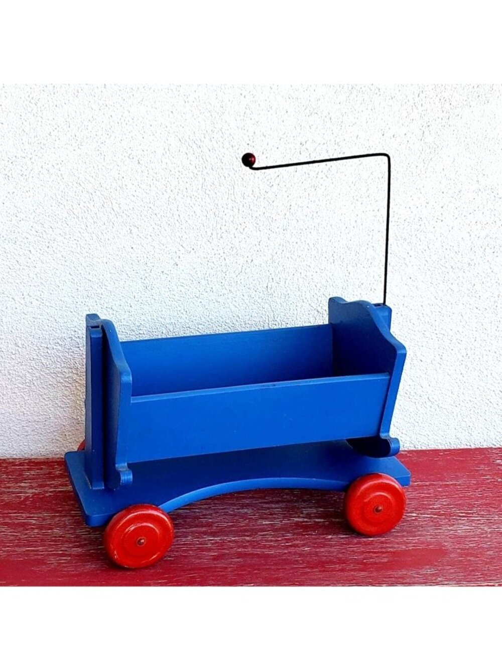 Vintage 1950s Wooden Doll Cradle Haba West Germany